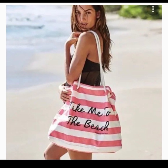 Victoria secret beach tote and blanket - Picture 2 of 10